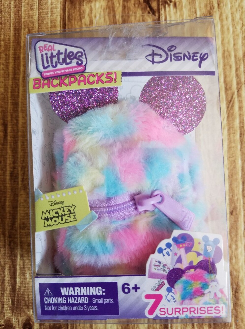 Real Littles Disney Mini Toy Backpack Tie-dye with Surprises Mickey Mouse